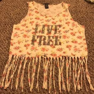 💥SOLD💥Floral Fridge tank top